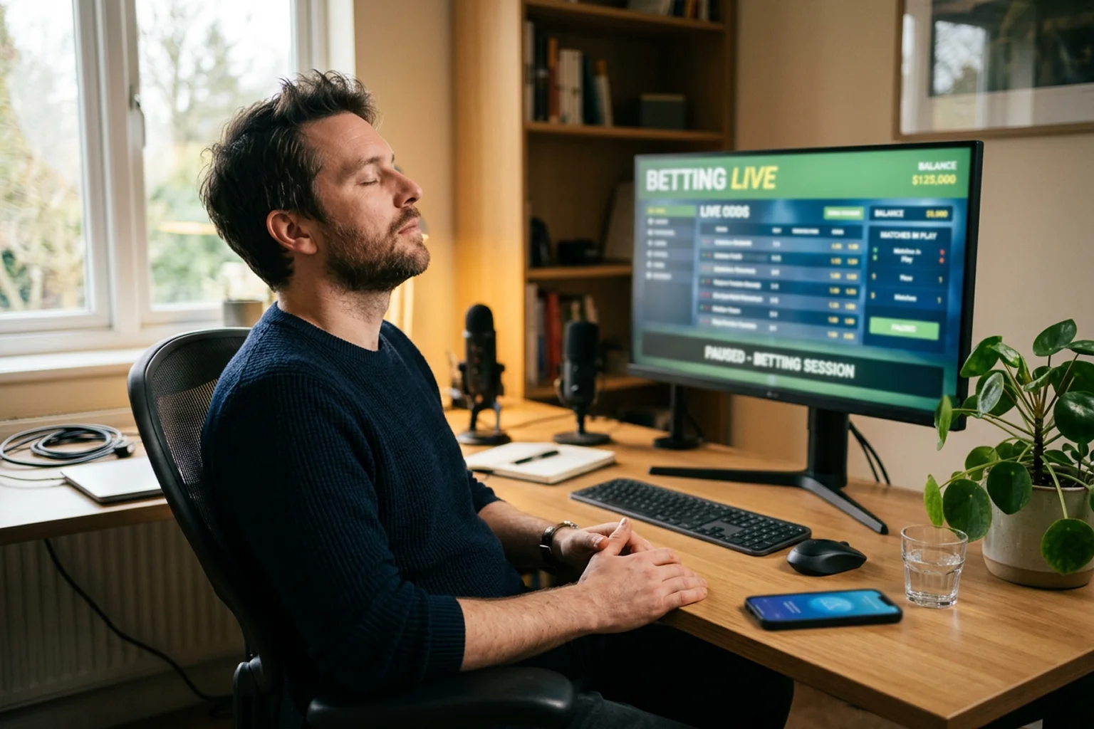 Wetter nimmt bewusste Pause für mentale Kontrolle bei Live-Wetten
